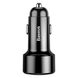 Автомобільний зарядний пристрій Baseus Car Charger 45 W Max QC 3.0 адаптер для телефона в машину прикурювач AU11 фото 5