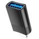 Перехідник адаптер Hoco UA17 OTG Lightning на USB зовнішній хаб для передавання даних телефона планшета флешки UA17LU фото 2