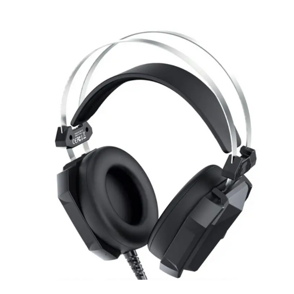 Ігрові навушники гарнітура XO GE-07 Black AUX USB дротові повнорозмірні для ПК і ноутбука з мікрофоном GE-07 фото