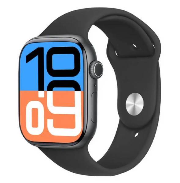 Умные смарт часы Smart Watch GS10 Mini 42mm смарт-часы с магнитной зарядкой и функцией звонка черные SW115 фото