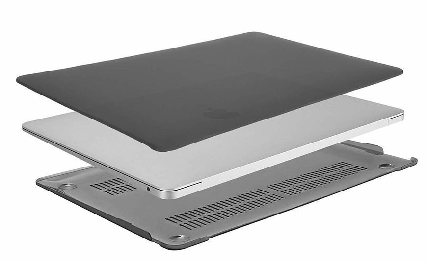 Захисний чорний чохол на MacBook Air 13 накладка на Макбук SC14 фото