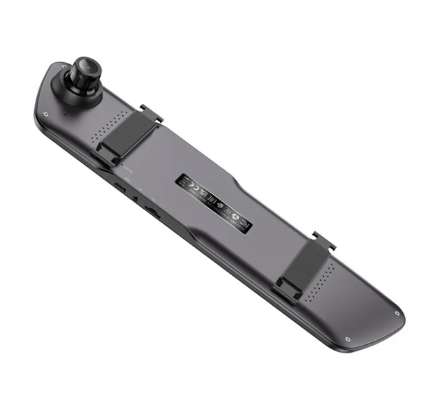 Автомобільний відеореєстратор дзеркало Hoco DV4 FullHD 200 mAh в машину з двома камерами та записом DV4 фото