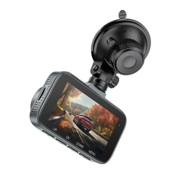 Автомобільний відеореєстратор Hoco DV5 FullHD 200mAh 3-inch з дисплеєм і записом в машину DV5 фото
