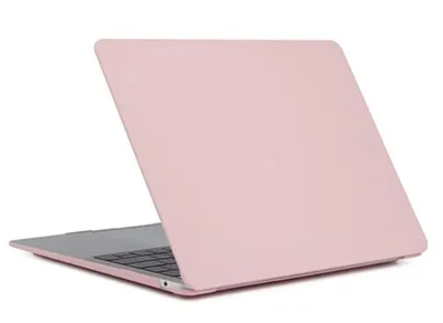 Защитный розовый матовый чехол Matte Hard Shell Case для MacBook New Air 13" матовая накладка для Макбук Эир SC24 фото