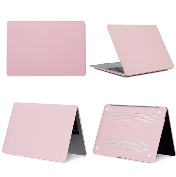 Захисний рожевий матовий чохол Matte Hard Shell Case для MacBook New Air 13" матова накладка для Макбук Еїр SC24 фото