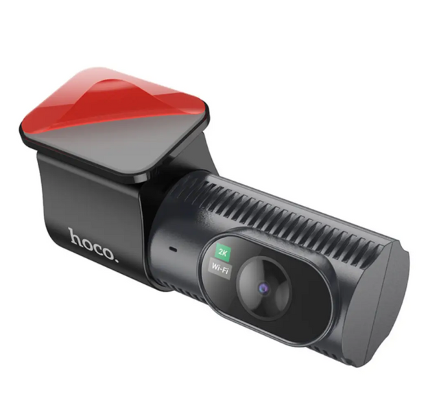 Автомобільний відеореєстратор Hoco DV8 2K 2560/25fps WiFi з камерою заднього огляду та записом в машину DV8 фото