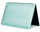 Защитный бирюзовый матовый чехол Matte Hard Shell Case для MacBook New Air 13" матовая накладка для Макбук Эир SC26 фото 5