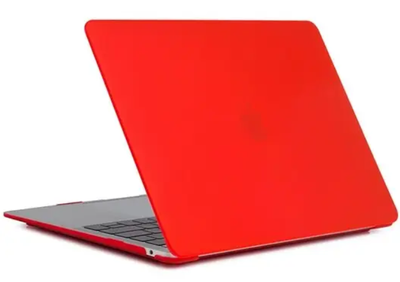 Защитный матовый красный чехол Matte Hard Shell Case для MacBook New Air 13" матовая накладка для Макбук Эир SC29 фото