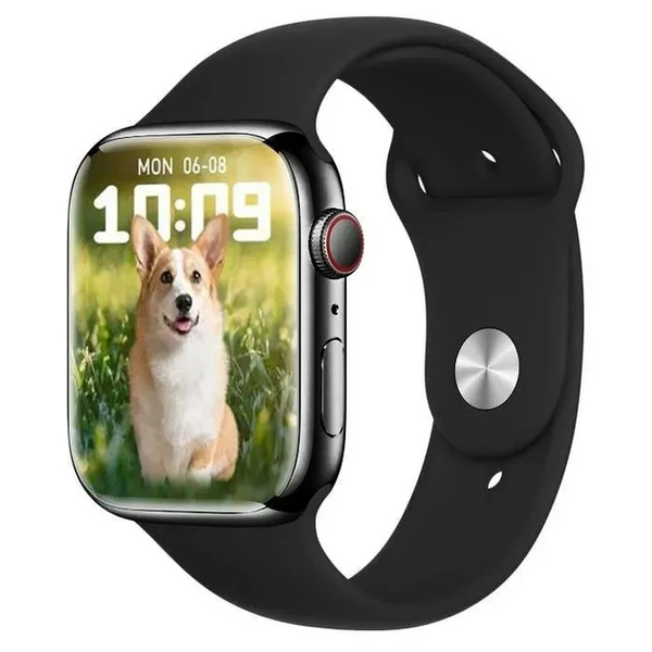 Розумний смарт-годинник Smart Watch GS9 Pro 45 mm смарт-годинник з українською мовою та функцією дзвінка чорний SW59 фото