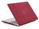 Защитный матовый бордовый чехол Matte Hard Shell Case для MacBook New Air 13" матовая накладка для Макбук Эир SC28 фото 2