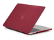 Защитный матовый бордовый чехол Matte Hard Shell Case для MacBook New Air 13" матовая накладка для Макбук Эир SC28 фото 1