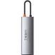 Переходник Baseus Metal Gleam Series Type-C HUB 8в1 внешний адаптер хаб для ноутбука MacBook концентратор BAS8 фото 7
