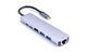 Перехідник концентратор USB-хаб 6 в 1 ZAMAX розгалужувач Type C HUB to 4k хаб для MacBook ZX6 фото 4
