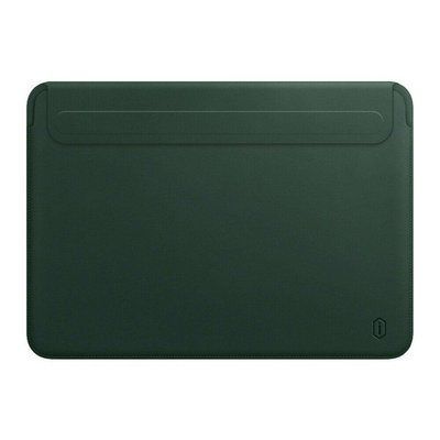 Чохол папка WIWU Skin Pro II PU Leather Sleeve захисний чохол з еко-шкіри для MacBook Pro Air 13.3" зелений SC18 фото