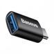 Переходник Baseus Mini OTG Adapter Type-C to USB-A 3.1 хаб для ноутбука телефона концентратор внешний адаптер BMOTG фото 2